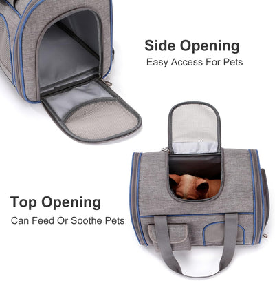 PETCUTE Transportbox für Hunde und Katzen,Katzenrucksack Hunderucksack,Atmungsaktiv Haustier Rucksac