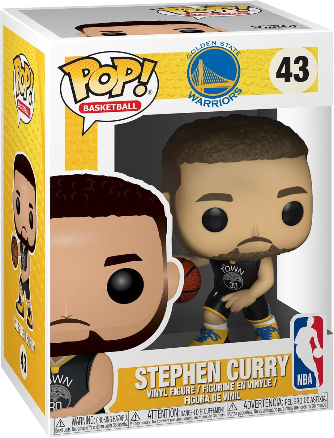Funko Pop! Vinyl: NBA: Stephen Curry - Vinyl-Sammelfigur - Geschenkidee - Offizielle Handelswaren -