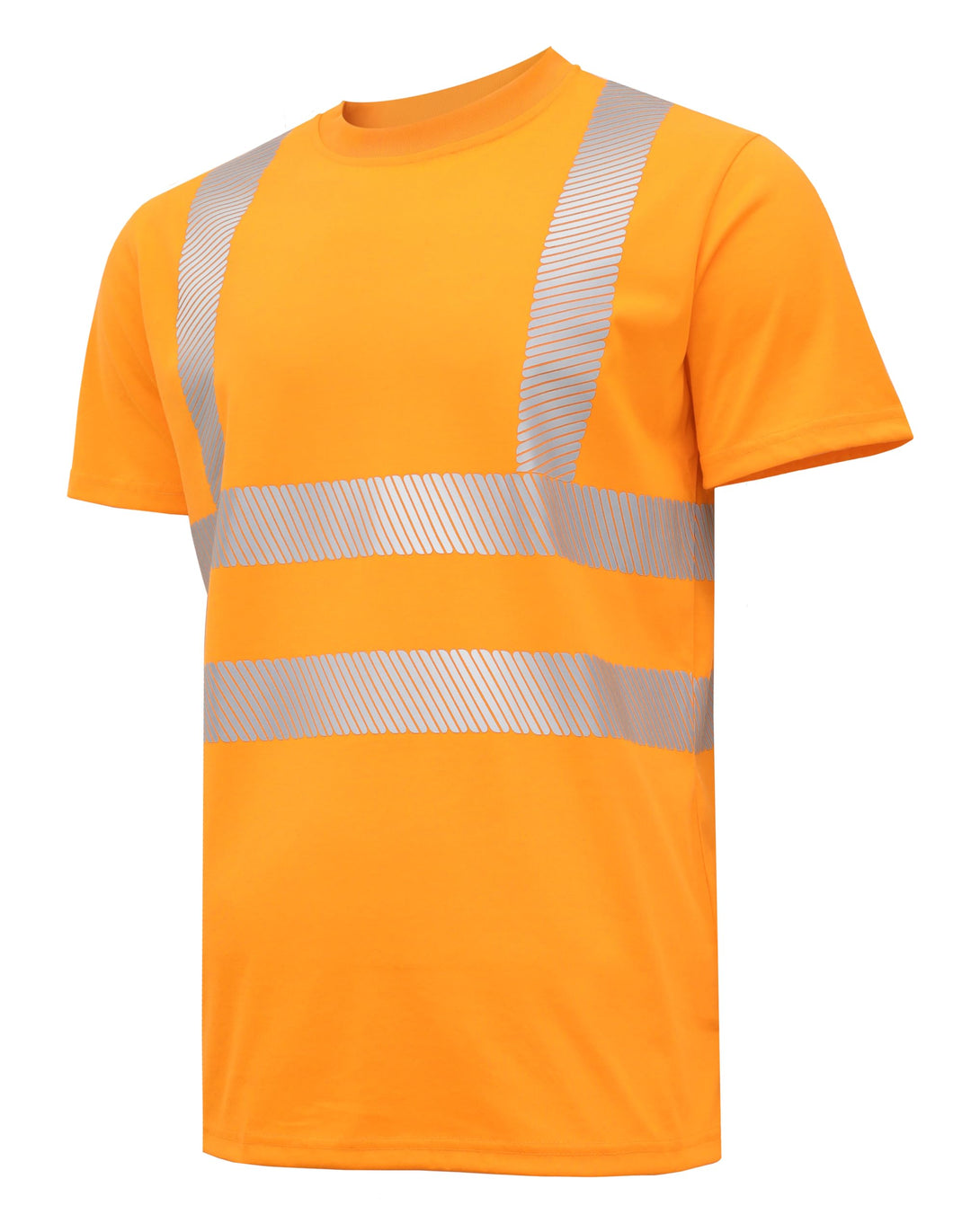Högert Technik - JURAL II Warnschutz-T-Shirt aus Polycotton | orange 2XL (56) | Warnweste Reflektier