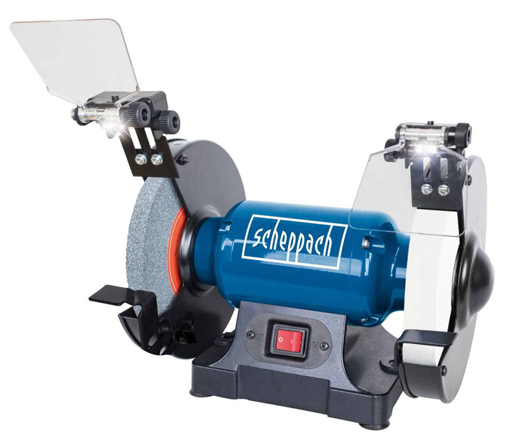 Scheppach Doppelschleifer SM200AL Schleifmaschine Schleifgerät | 500W Leistung | Verstellbarer Funke