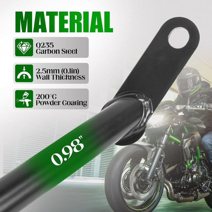 Motorrad Sturzbügel Schutzbügel Unten für Z650 Z 650 2017-2025, Schwarz