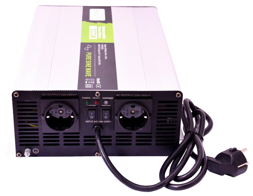 Spannungswandler USV 12V NPS 1000-3000 Watt Reiner Sinus Batterie Akku Solar Strom 230V Unterbrechun