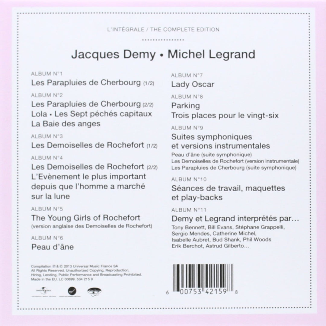 Integrale The Complete Edition, Audio-CD