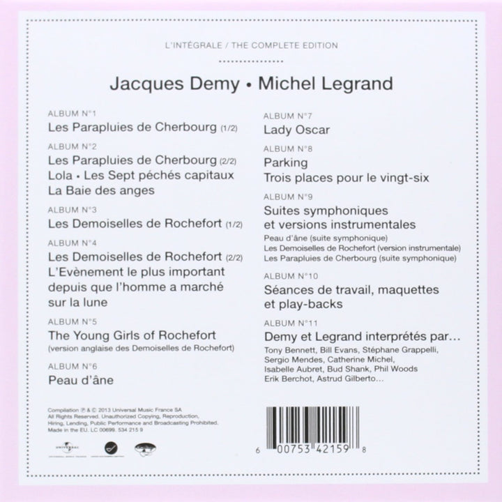 Integrale The Complete Edition, Audio-CD
