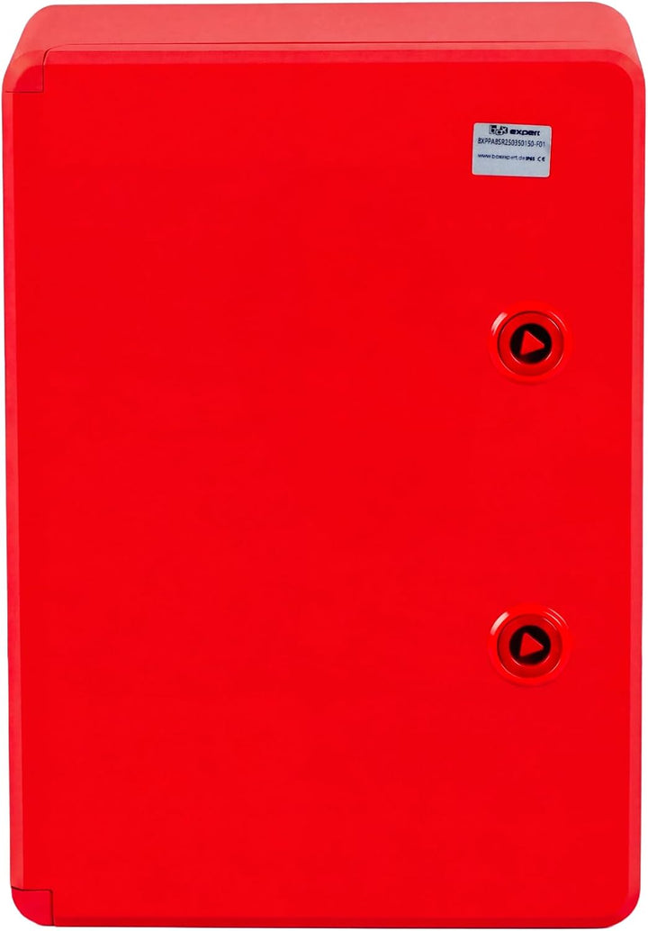 BOXEXPERT® Verteilerkasten aussen wasserdicht [ABS Kunststoff IP65 Gehäuse] rot (Serie Fleet) 350x25