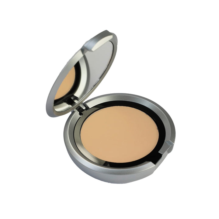 T-LeClerc Fond de Teint Compact Crème 02 Crème Naturel 8g - Effet Naturel/Poudré pour Peau Normale,