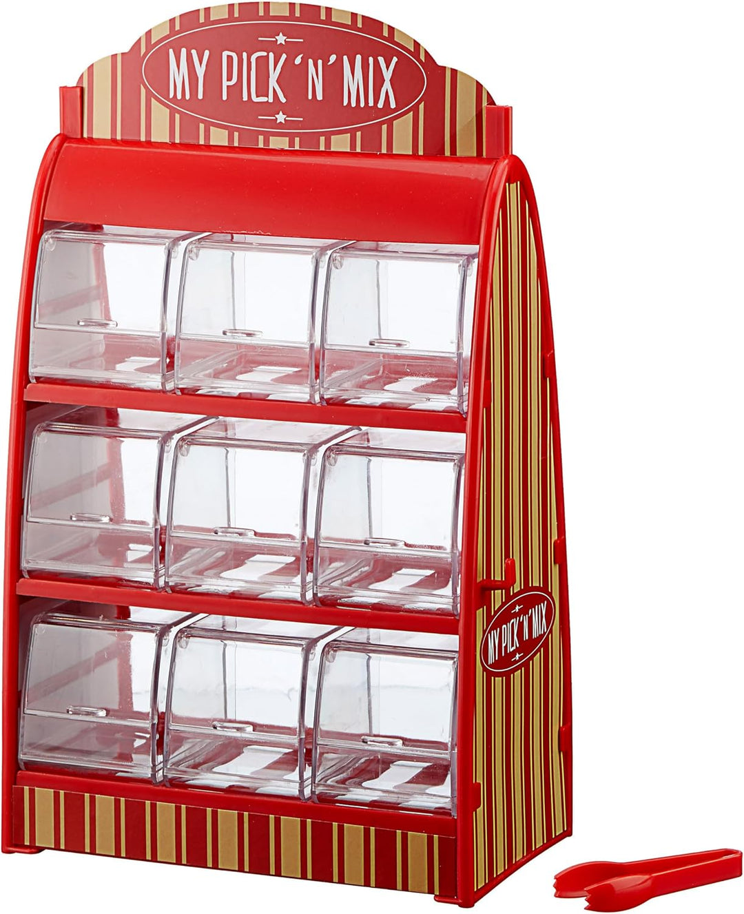 Cepewa Süssigkeitenspender Retro Süssigkeitenautomat mit Zange Weingummi Spender 50er Jahre Fruchtgu
