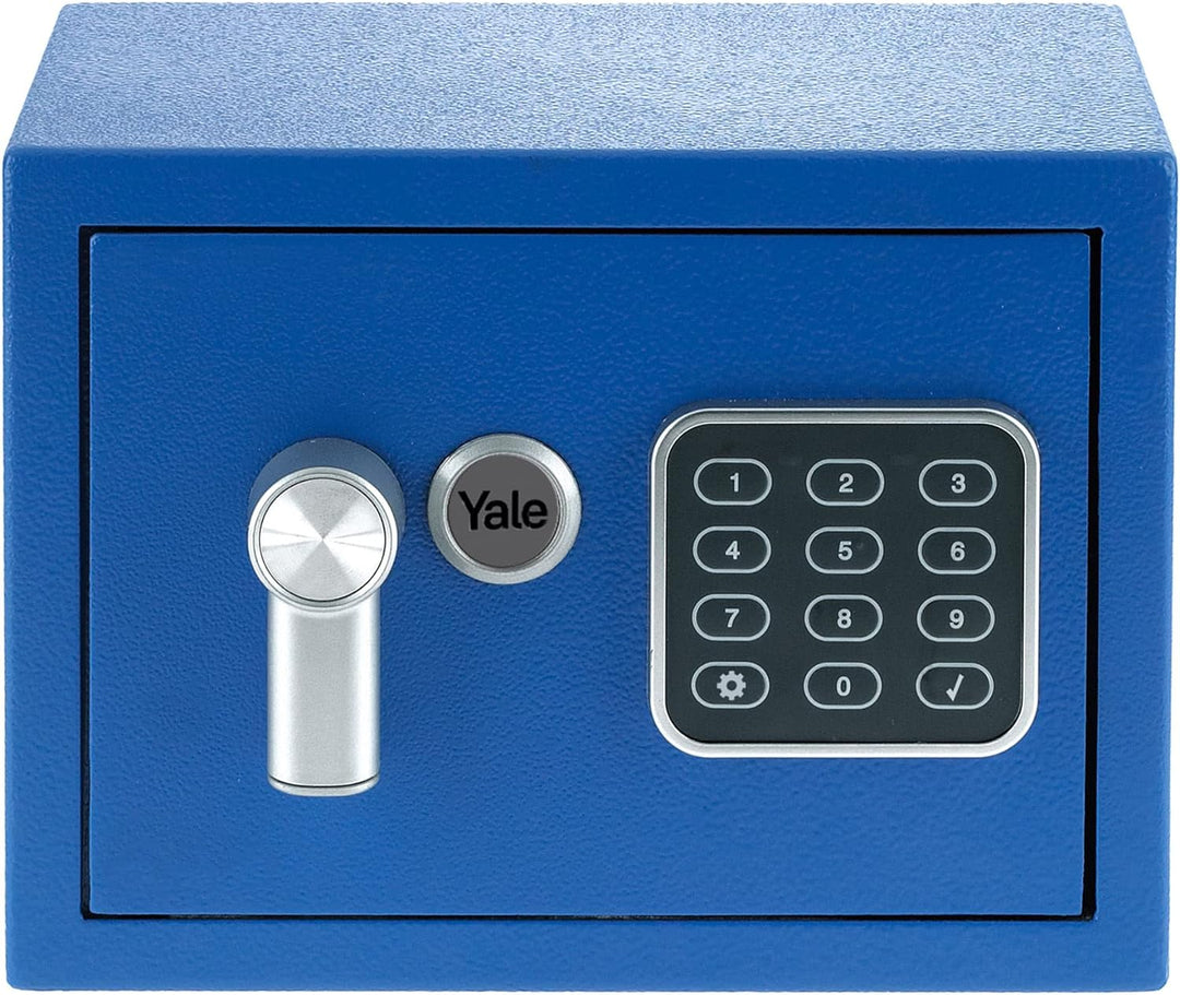 Yale Elektronischer Tresor - YSV/170/DB2/B - Mini - Blau - Standardsicherheit Blue Mini New Version