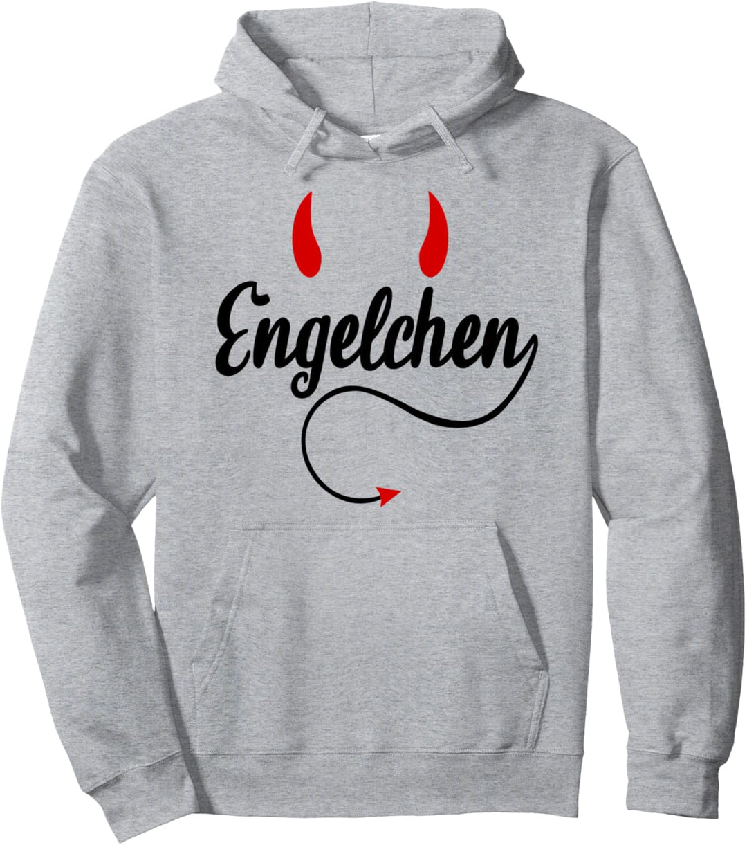 Engelchen Teufelchen Partneroutfit Partnerlook Engel Teufel Pullover Hoodie