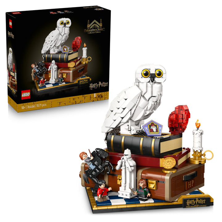 LEGO Harry Potter Stein der Weisen - Sammleredition - DIY Deko - Modellbau mit Miniatur Filmszenen -