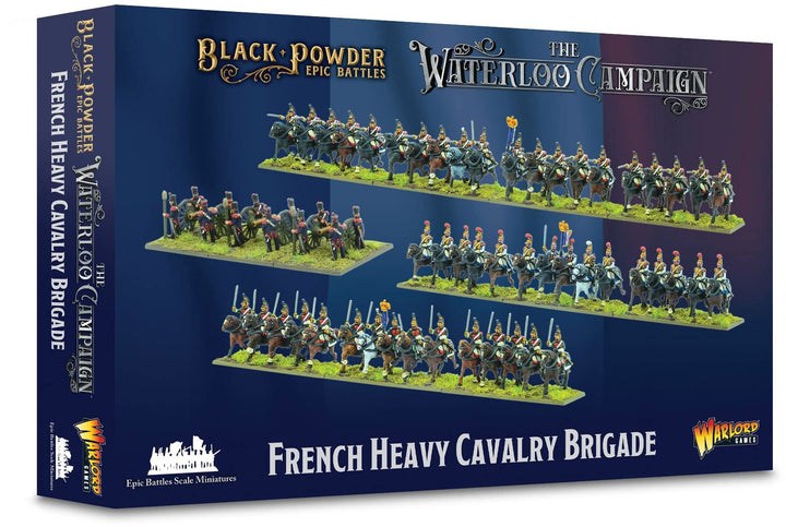 Warlord Black Powder Epische Schlachten Waterloo: Französische schwere Kavallerie Brigade Militärtis