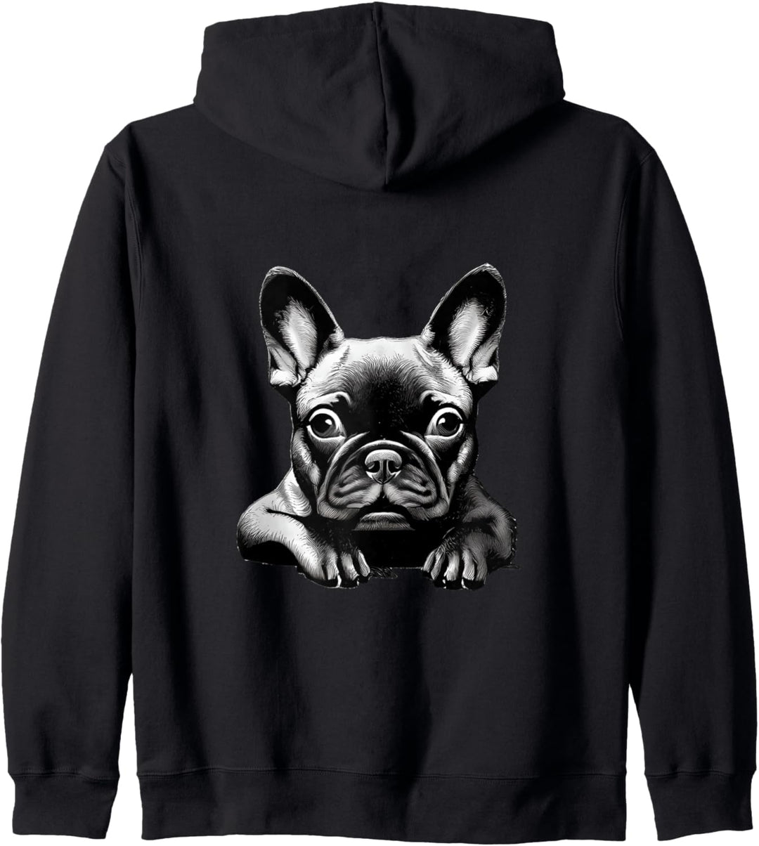 Bulldogge Hund American Bulldog Hundezeichnung Kapuzenjacke