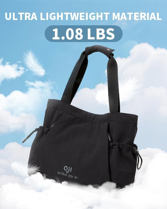 aji Yogatasche, Yoga Tasche mit Nass- und Trockenaufbewahrungstasche und Vielen Fächern, Yogamatte T