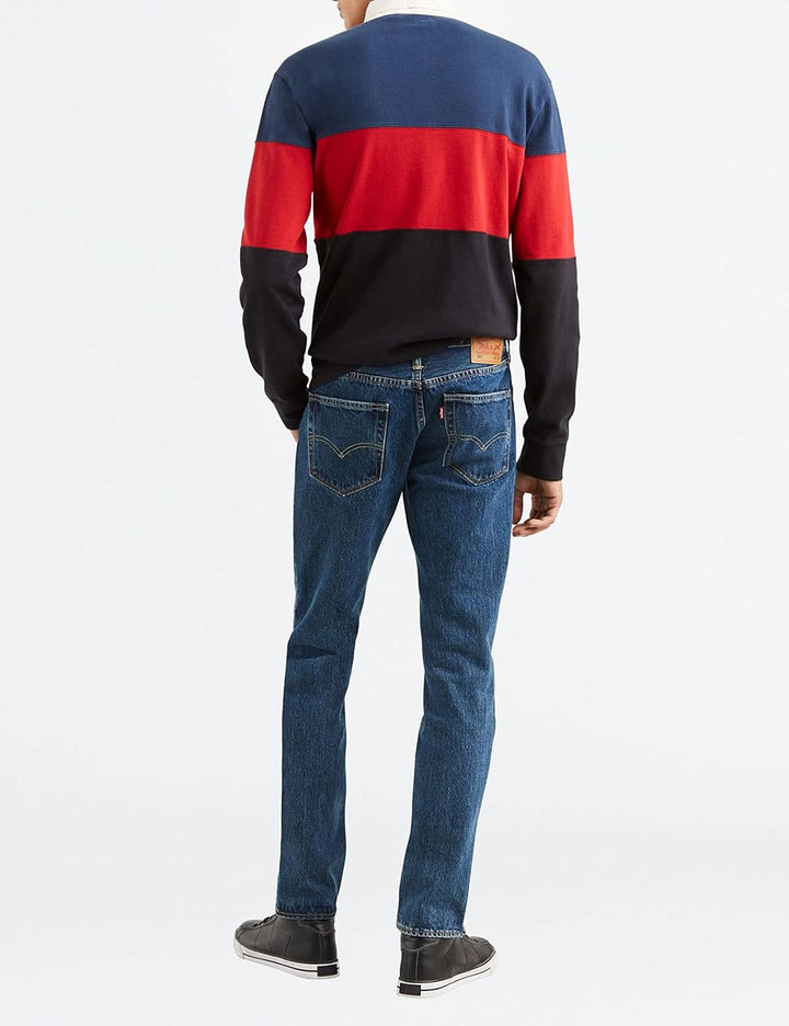 Levi's Herren Jeanshose 501 Original mit Knopfleiste, Straight Fit 38W / 32L Stonewash, 38W / 32L St