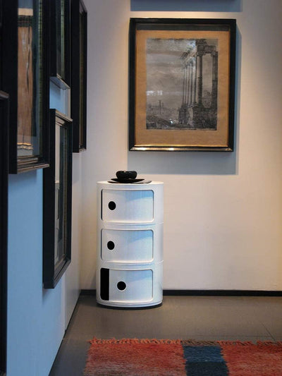 Kartell 496609 Container Componibili schwarz, 32 x 40 x 32 cm