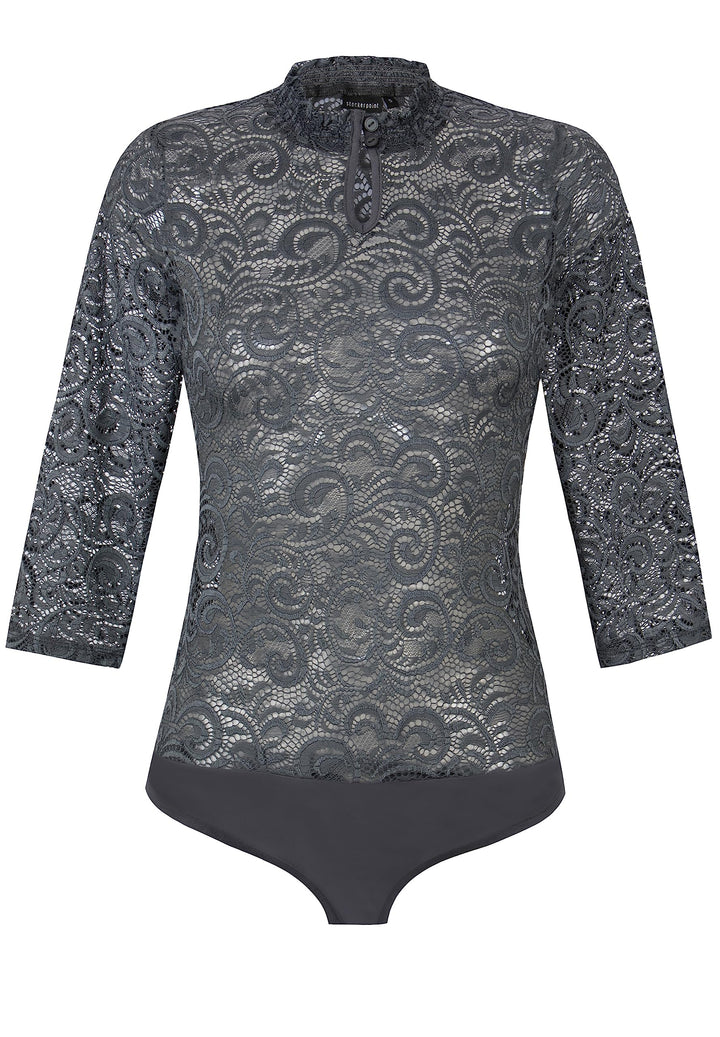 Stockerpoint Damen Body Sera Bluse XS Anthrazit, XS Anthrazit