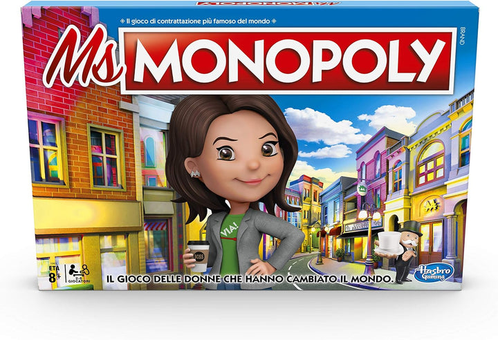 Monopoly Hasbro Ms, Multicolor, E8424103 Ms Monopoly, Ms Monopoly
