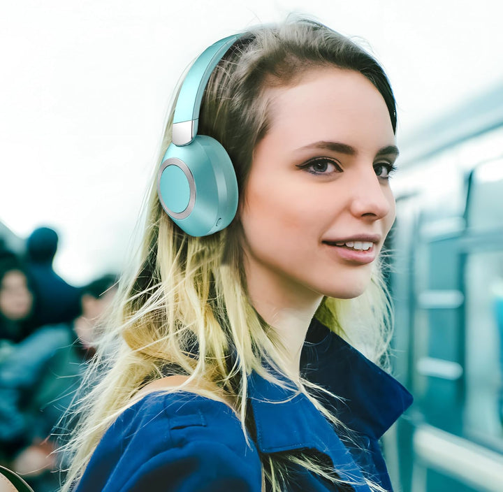 Kopfhörer Kabellos Bluetooth, Active Noise Cancelling Kopfhörer,100 Std Spielzeit 5.3 Bluetooth Kopf