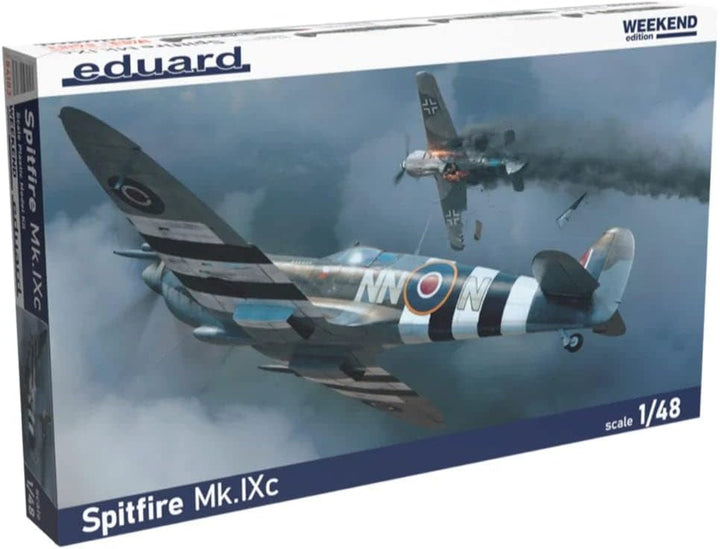 Eduard EDK84183 Kit 1:48 Weekend-Spitfire Mk.IXc Modell, geformte Farbe