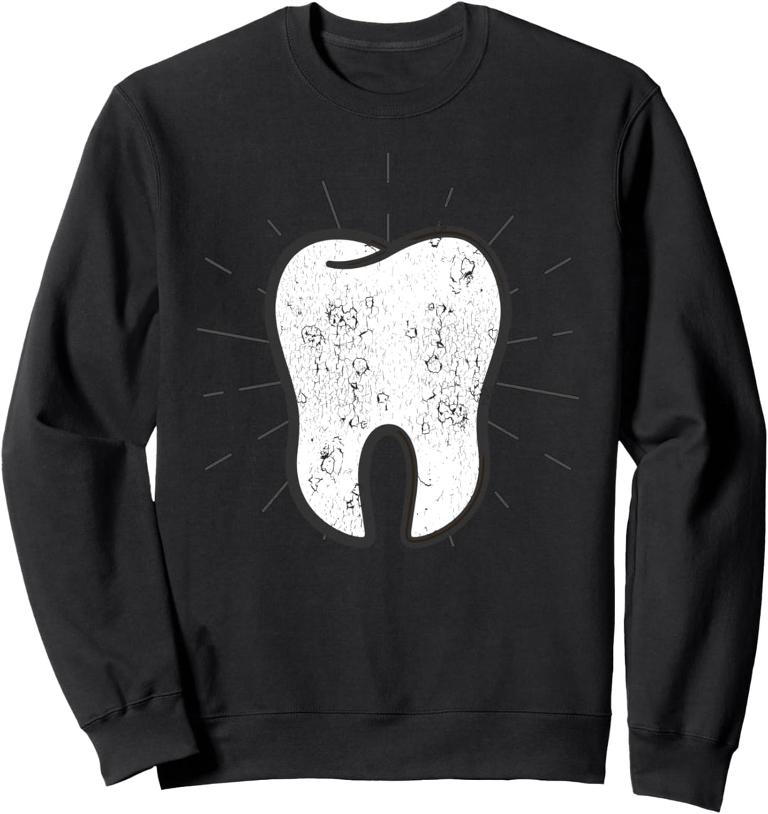 Zahn - Zahnärztin und Zahnarzthelferinnen - vintage Zahn Sweatshirt