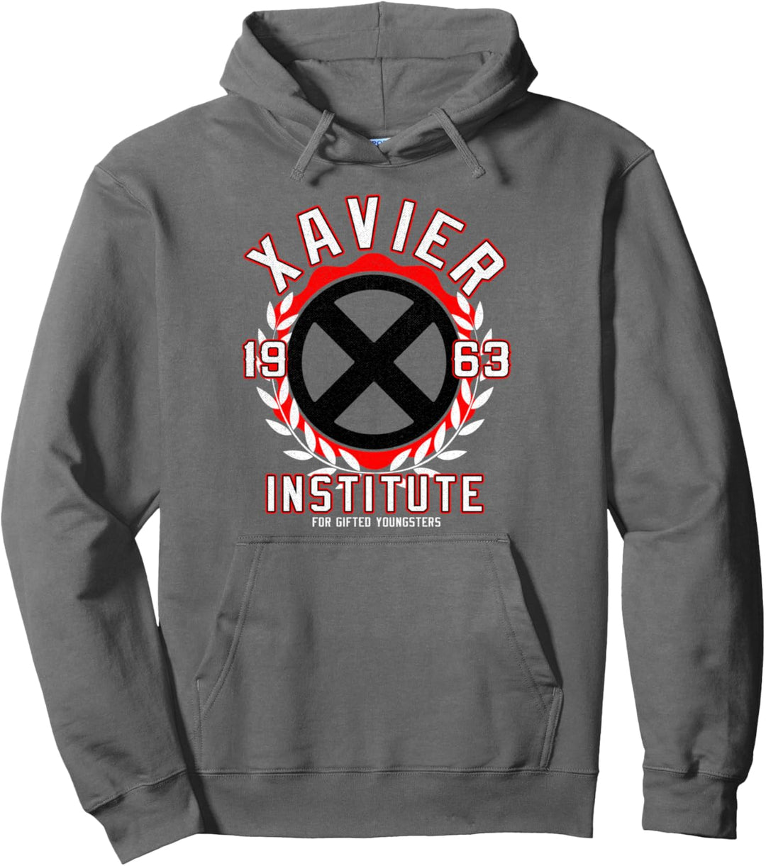 Marvel X-Men Xavier Institute Logo Vintage Pullover Hoodie