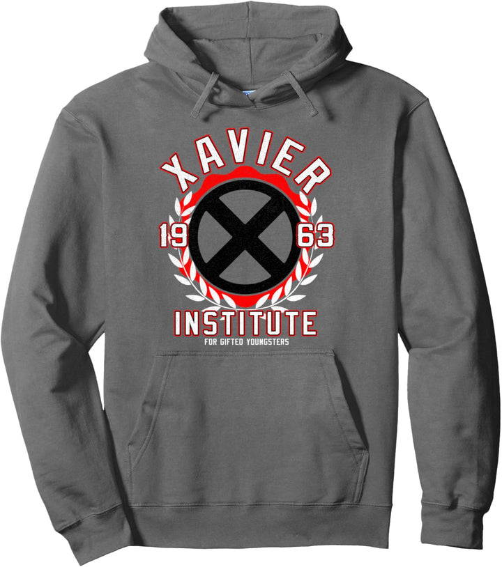 Marvel X-Men Xavier Institute Logo Vintage Pullover Hoodie