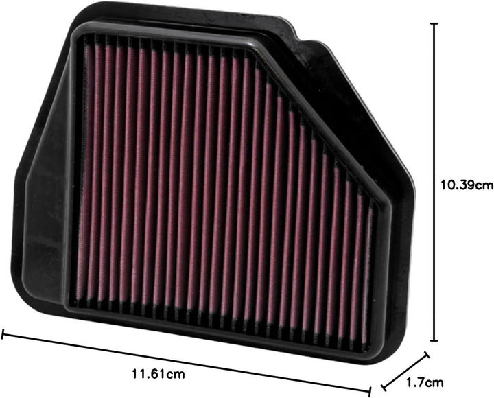 K&N 33-2956 Motorluftfilter: Hochleistung, Prämie, Abwaschbar, Ersatzfilter,Erhöhte Leistung, 2006-2