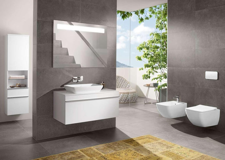 Villeroy & Boch V&B Wand-Bidet VENTICELLO 37,5x56cm, m HL, mit Überlauf, weiss