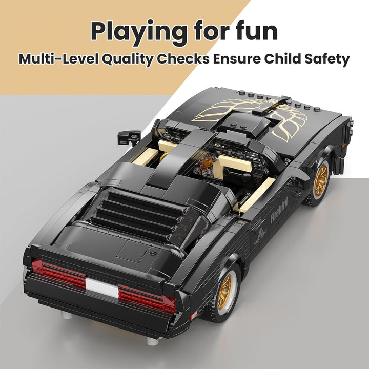 Mould King Auto Bauset, Sportwagen Bauset 1557 Teile, Modellauto für Erwachsene & Kinder ab 14, Spee
