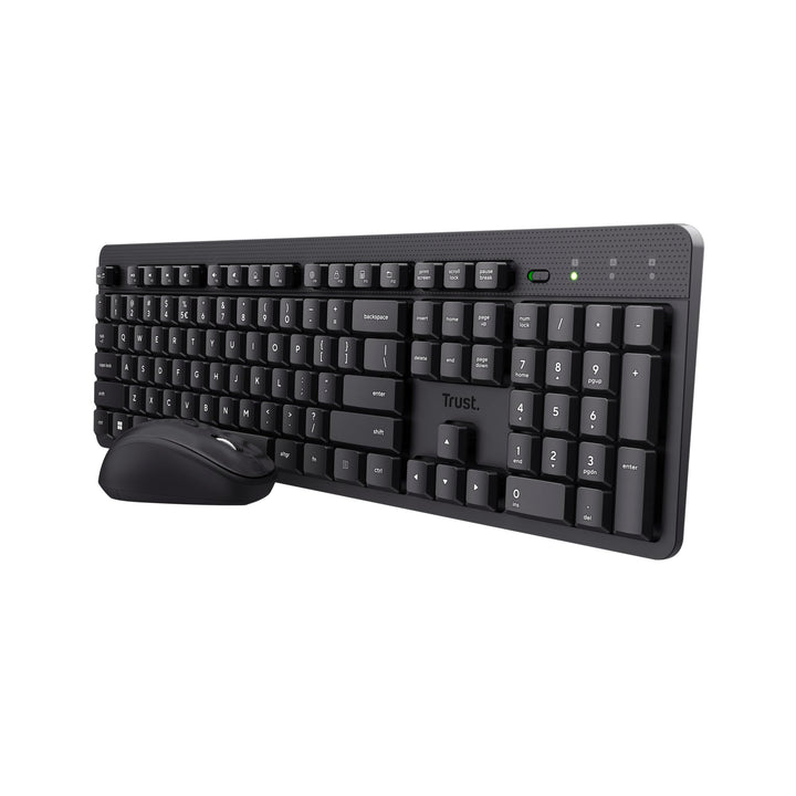 Trust ODY II Niederländisches Layout QWERTY Tastatur und Maus Set Kabellos