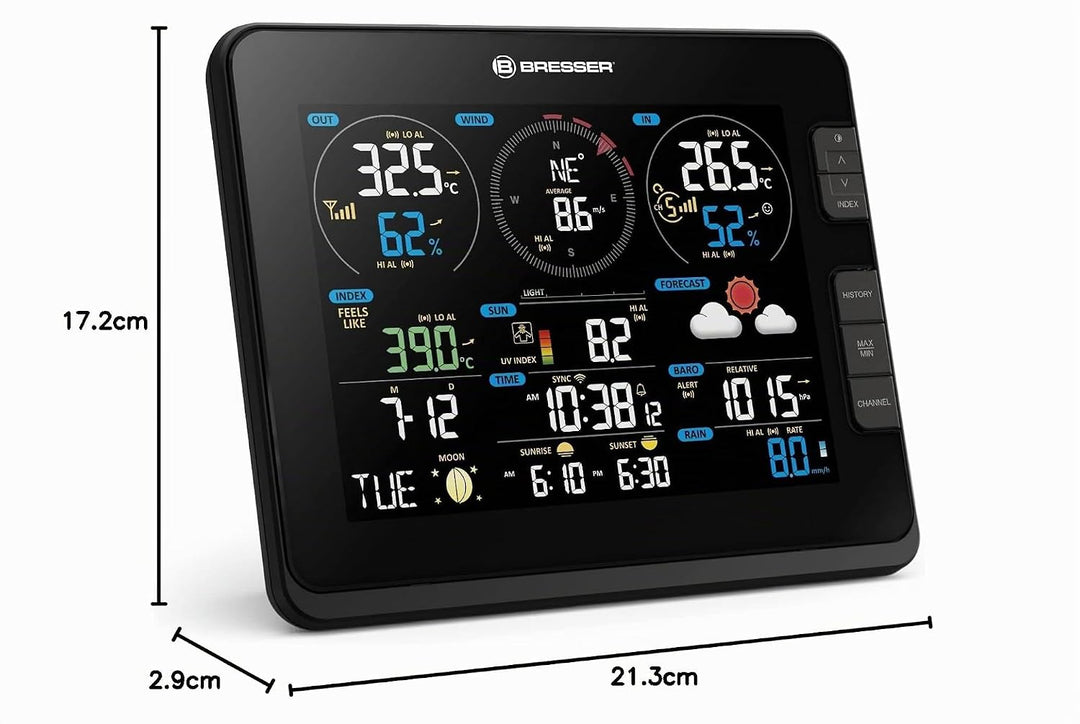 Bresser zusätzliche/Ersatz-Basisstation für WSX3001 Profi WLAN Wetter Center