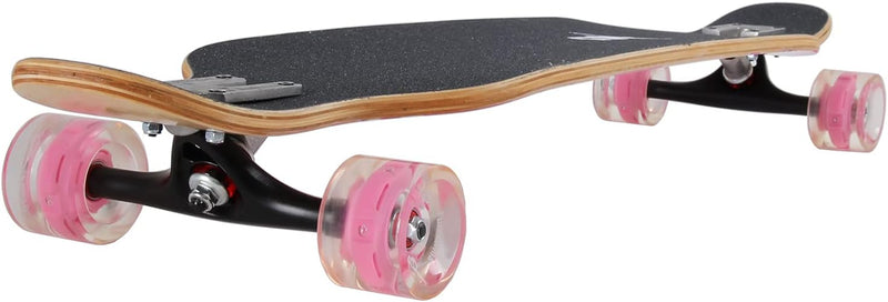 FunTomia Longboard mit 3 Flex Stufen Drop Through Cruiser Komplettboard Mach1 Speed Kugellager T-Too