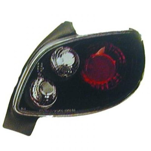 in.pro. 4225495 HD Rückleuchten Peugeot 206 CC, Baujahr: ab 98, klar-schwarz