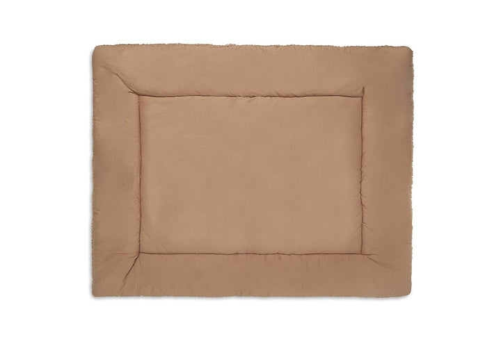 Jollein Krabbeldecke für Baby - Boucle, Biscuit - Laufgittereinlage - 75x95 cm - Spieldecke Baby - H