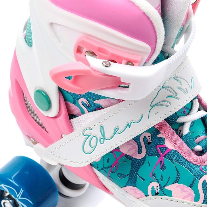 meteor Retro Rollschuhe Disco Roll Skate wie in den 80er Jahren Jugend Roll-Schuhe Kinder Quad Skate
