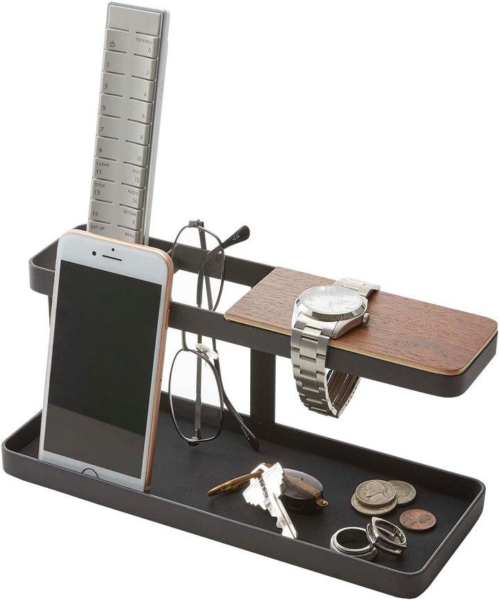 Yamazaki Tower Tisch-Organaizer, Stahl, Schwarz, One Size, Schwarz