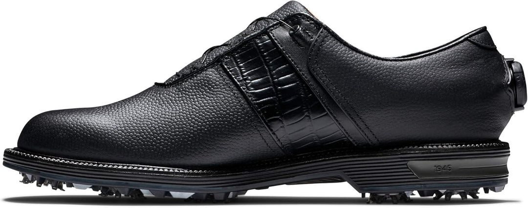 FootJoy Herren Serie Premiere-Packard Boa Golfschuh 39.5 EU X-Weit Schwarz, 39.5 EU X-Weit Schwarz