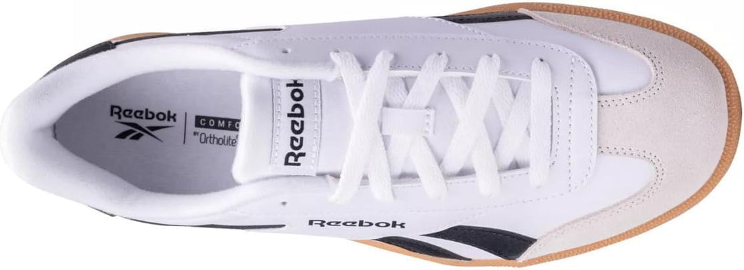 Reebok Unisex Smash Edge S Sneaker 40 EU White Black Gum, 40 EU White Black Gum