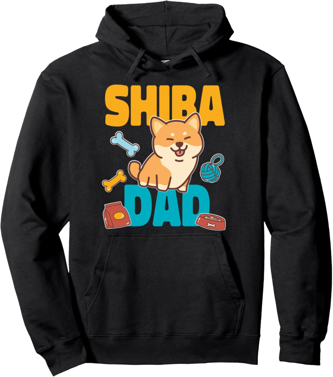 Shiba Papa Pullover Hoodie