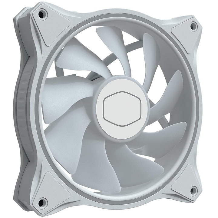 Cooler Master MasterFan MF120 Halo White Edition ARGB - Mit Zwei Beleuchtungs-Ringen, Gehäuse & Kühl
