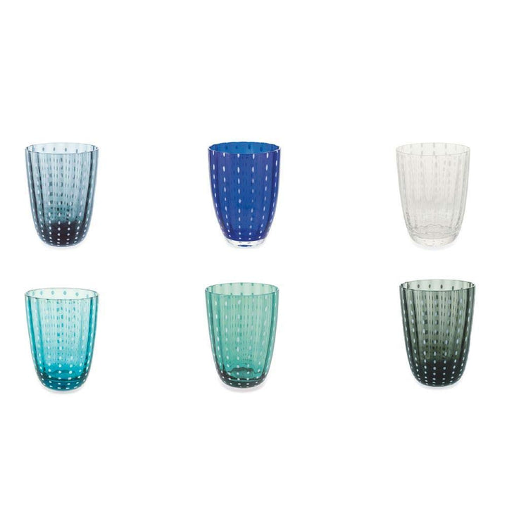 Villa D'Este Home Tivoli 2195173 Wasserbecher-Set, Glas