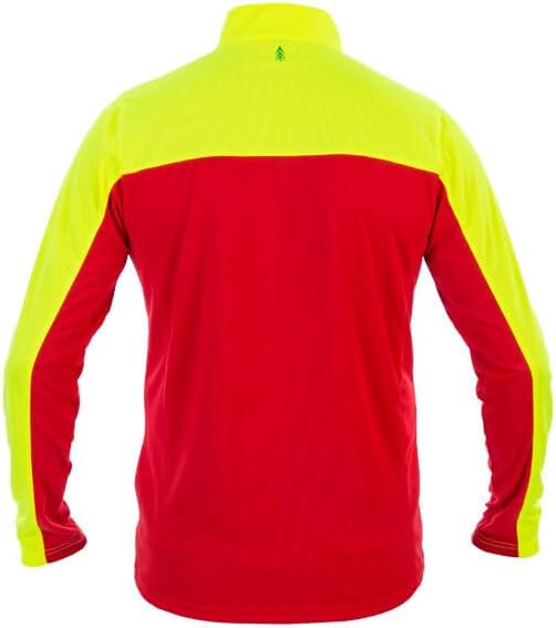 Beginner 2.0 Funktionsshirt Shirt für die Forstarbeit Langarm Rot-gelb XXL, Langarm Rot-gelb XXL