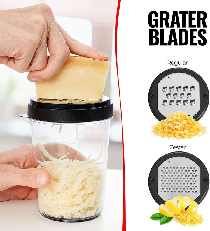 Spiralschneider Gemüse mit Behälter - Gemüseschneider Spaghetti Gemüsehobel - Gemüsehobel für Gemüse