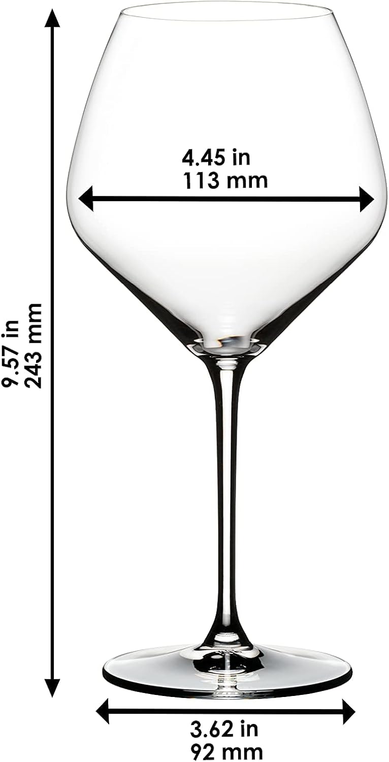 Riedel Extreme Pinot Noir Weingläser, transparent, 4 Stück, Pinot Noir