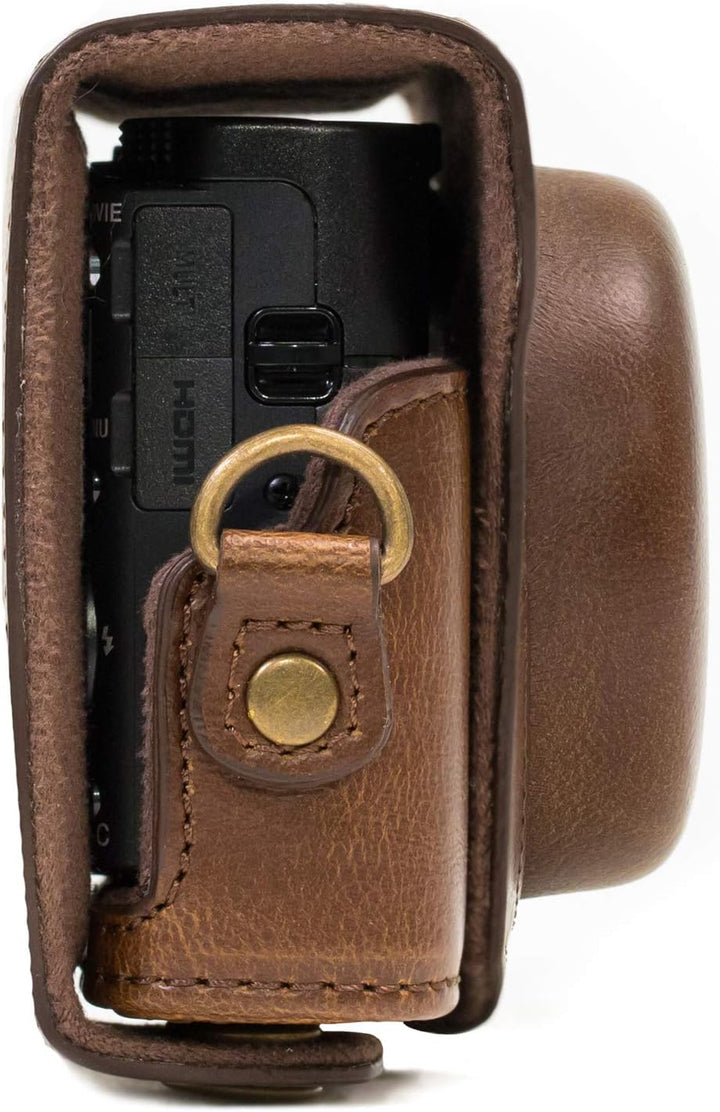 MegaGear MG589 Sony Cyber-shot DSC-RX100 VI, DSC-RX100 V, DSC-RX100 IV Ever Ready Leder Kameratasche