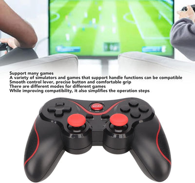 X3 Wireless Gaming Controller für PC, Computer Game Controller Gamepad für Handy TV CP VR