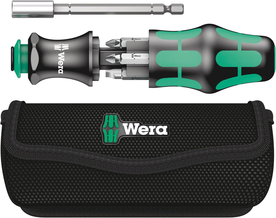 Wera Kraftform Kompakt 28 mit Tasche, 7-teilig, Wera 05134491001 & 05033404001 9500 Magnet SB, Magne