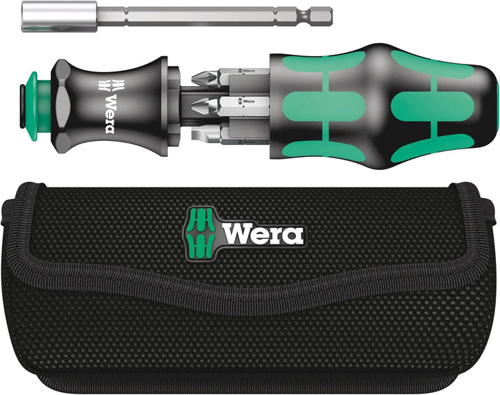 Wera Kraftform Kompakt 28 mit Tasche, 7-teilig, Wera 05134491001 & 05033404001 9500 Magnet SB, Magne