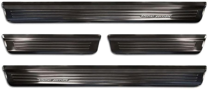 Avisa Black Stainless Steel Door sill Protectors Compatible with Nissan Qashqai III 2021- - 'Special