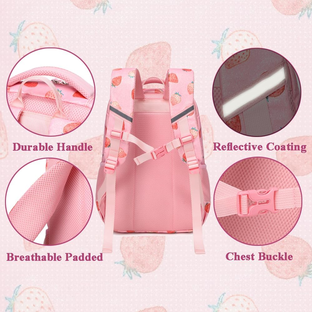 Schulrucksack Kinder Mädchen Grundschule Schultaschen Sets für Mädchen Kinderrucksack Daypack Gross